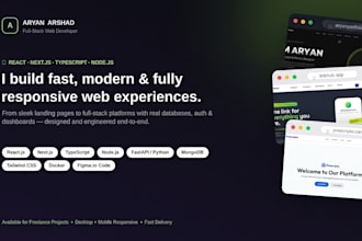 turn your idea into a modern website that drives growth