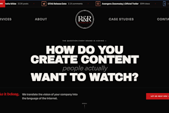 build a fast, modern business website