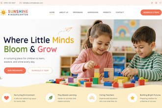 design fix squarespace kindergarten website daycare website preschool website
