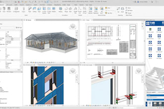 develop hot rolled and cold formed steel structure models in revit, autocad