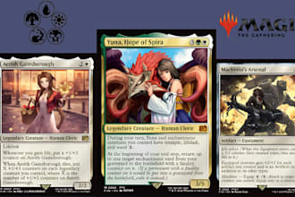 design custom trading cards tcg card game art, mtg card templates commander game