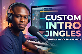 create a custom youtube or podcast intro jingle