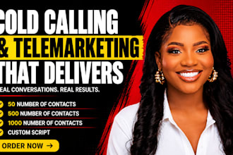 do lead generation and calling, professional telemarketing, cold calling