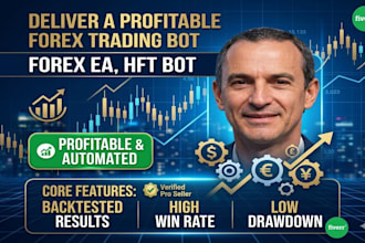 deliver a profitable forex trading bot, forex trading robot, forex ea, hft bot