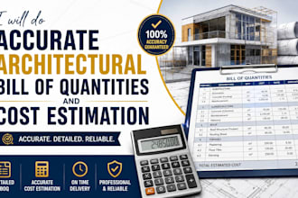 do accurate architectural bill of quantities and cost estimation