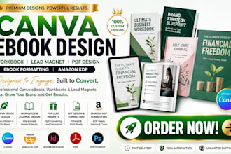 canva ebook design workbook lead magnet pdf design ebook formatting amazon kdp