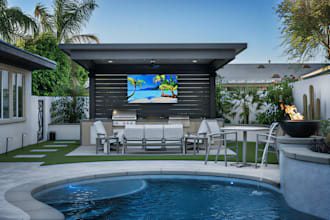 do backyard landscape design, pergola, pool, garden, landscape patio rendering