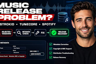 fix music distribution issue resolve distrokid tunecore copyright artist manager
