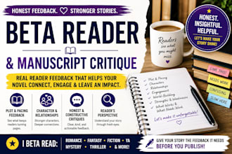 beta read critiques novel, romance beta reader, beta reader fantasy alpha reader