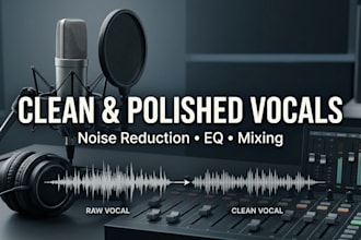edit and process your vocals for a clear and polished sound