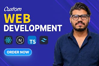 develop a custom web application