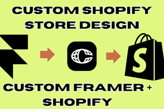 build custom framer commerce shopify store framer to shopify store