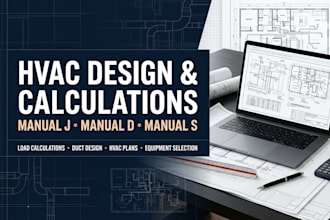 design hvac manual jds load calculations and duct layouts for permits