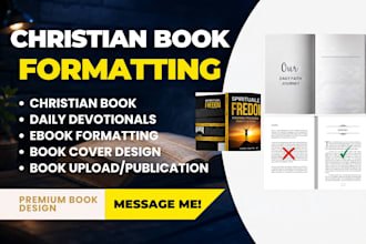 design, format christian book, christian blog, bible study, daily devotional
