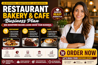 write startup restaurant bakery cafe business plan for sba loan investor ready
