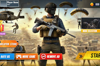 develop 3d mobile game action game adventure game fps game