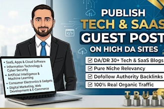 publish tech and saas guest post on high da site