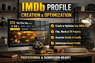 do imdb profile creation and optimization edit imdb film,personal,drama page