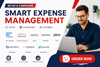 setup sap concur oracle netsuite odoo payhawk pleo spendesk egencia procurify