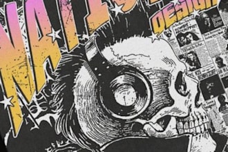 create custom urban streetwear t shirt, graphic tee, hoodie, clothing design