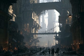 create a procedural houdini environment