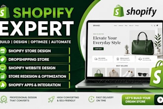 design redesign professional shopify store shopify website  shopify dropshipping