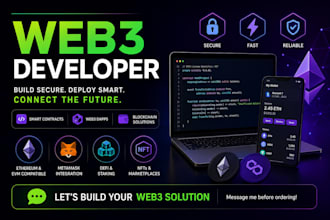 do smart contracts development integration web3 dapp