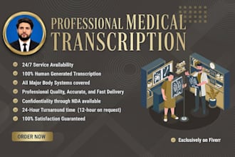 do flawless medical transcription for doctors and healthcare providers