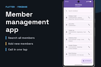 develop flutter apps for android and ios with firebase
