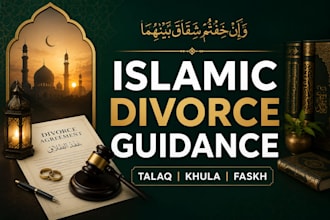 provide islamic divorce guidance for talaq, khula and faskh