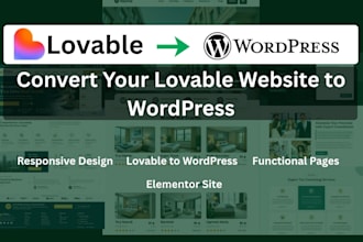 convert lovable to wordpress, customize lovable ai prototype into wordpress