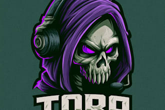design professional 2d game logo for games, apps and streamers