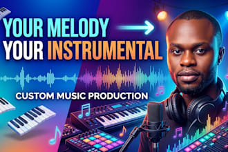 turn your melody or idea into a custom instrumental