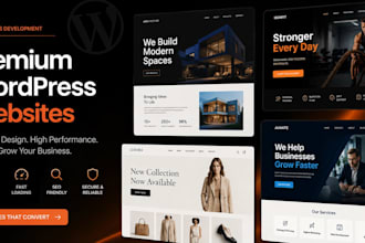 premium wordpress business website development