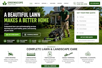 build squarespace lawncare website lawn mowing website squarespace landscaping