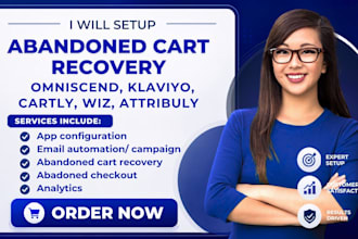 do shopify abandoned cart email marketing klaviyo omnisend cartly attribuly wiz