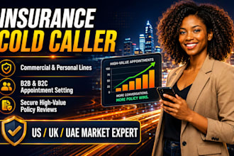 us uk insurance b2b cold caller appointment setter phone caller sales partner