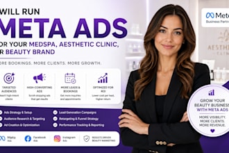 run meta ads for your medspa, aesthetic clinic, or beauty brand
