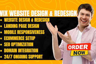 wix website design redesign wix website wix studio  wix seo optimization edit