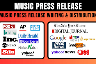 music pr distribution, music press release distribution, submit music pr