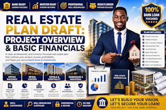 write a professional real estate development business plan for investors