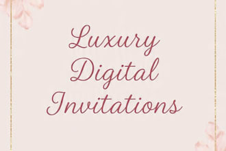 design elegant wedding cards, invitations and digital cards