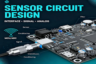 design sensor interface, signal conditioning and analog circuits