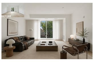 do photorealistic virtual staging and furniture