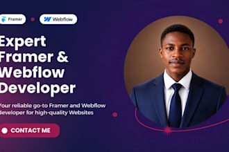 design and develop a modern website using framer cms framer expert
