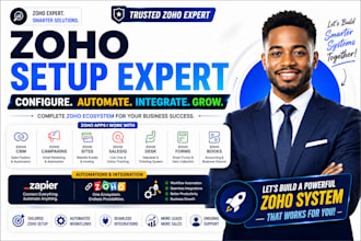setup zoho crm zoho campaigns zoho sites zoho salesiq zoho desk zoho form books