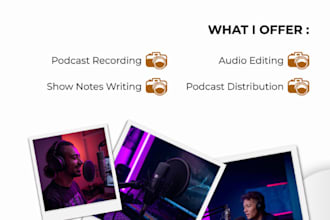 record a professional podcast advertisement voice over for your brand