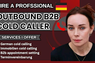 german b2b kaltakquise outbound b2b cold caller leadgenerierung terminvereinbar