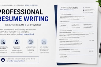 do professional resume writing, executive resume, and UK CV writing