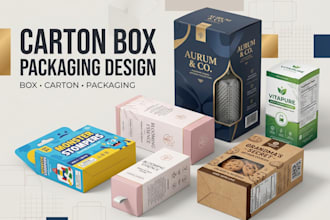 design carton box, cardboard box, packaging box, product packaging